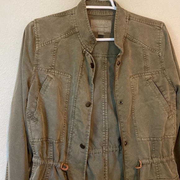 Hinge army zip up jacket. Small - Picture 3 of 5